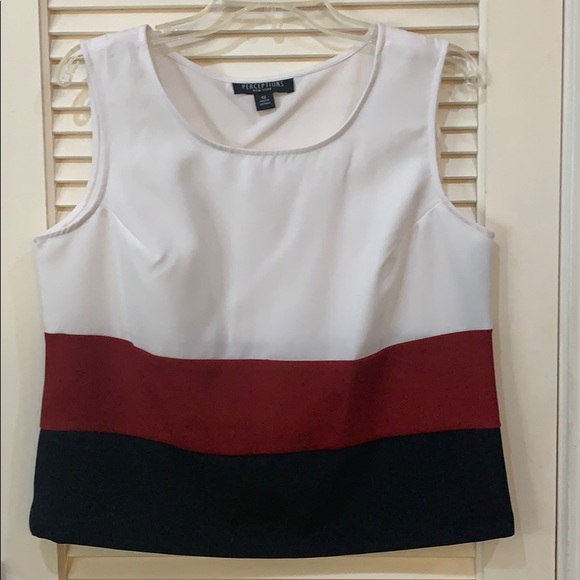 Tri color Jacket and shell top - Picture 4 of 4